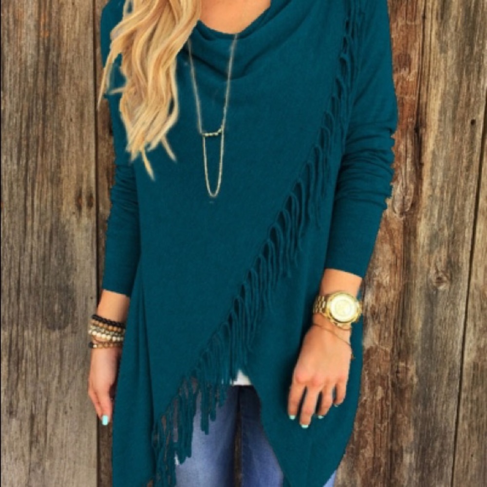 Teal Beautiful Cardigan